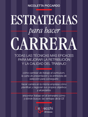 cover image of Estrategias para hacer carrera